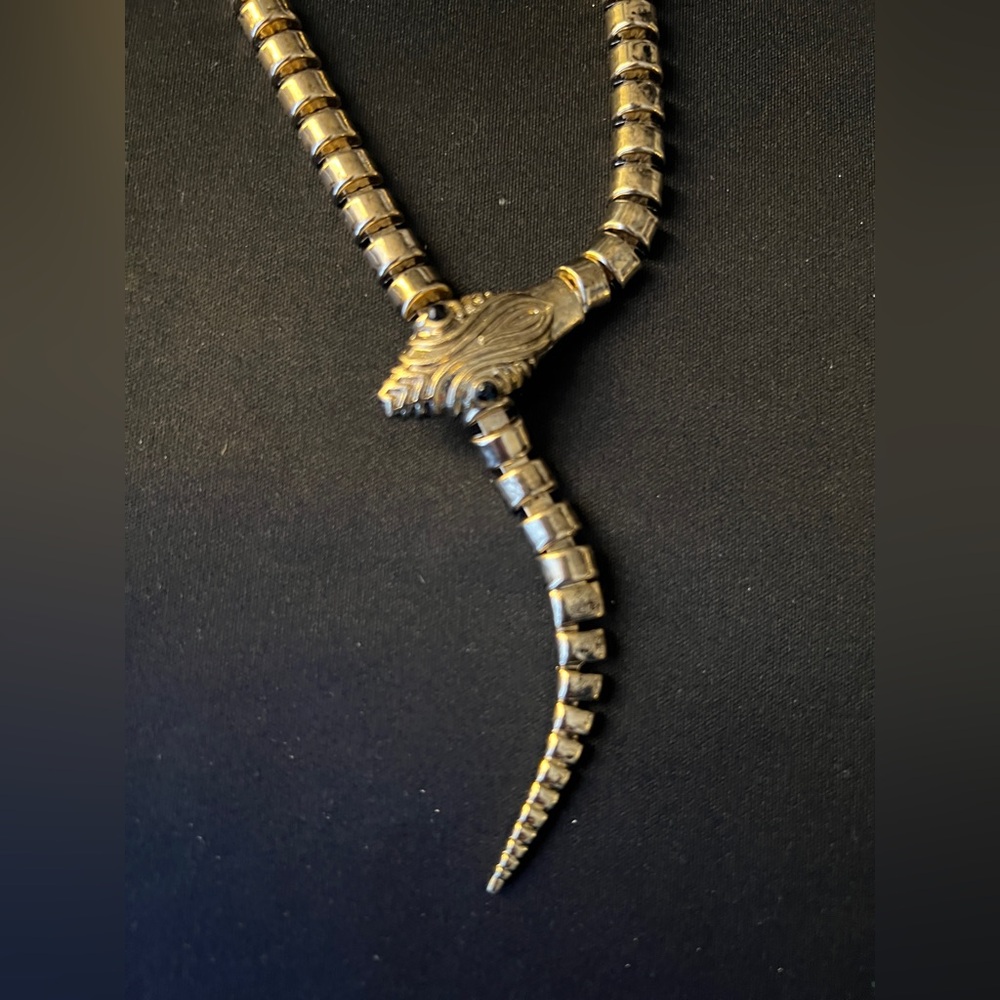 ASOS Design Gold Snake Lariat Necklace Y Drop Serpent Statement Choker